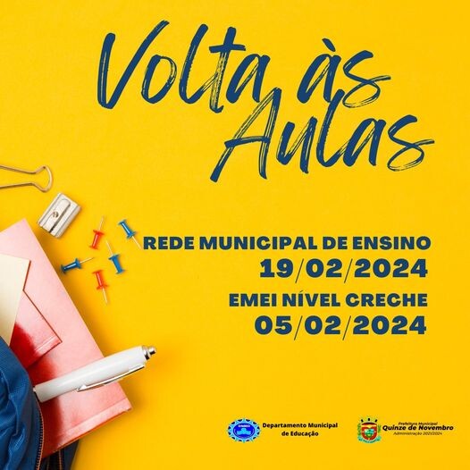 Volta às aulas